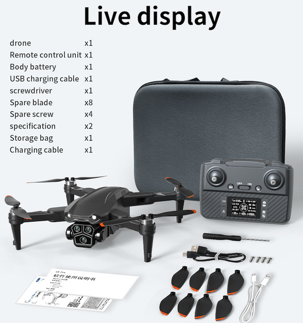 💥Hot Sale FLH S28 8k HD Aerial Photography Drone with Laser Sensor 1080p Camera