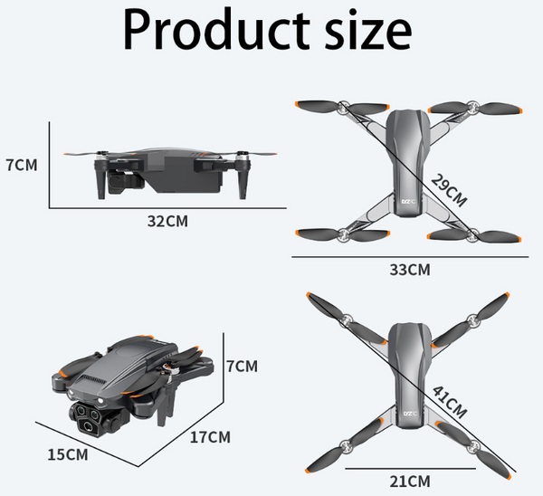 💥Hot Sale FLH S28 8k HD Aerial Photography Drone with Laser Sensor 1080p Camera