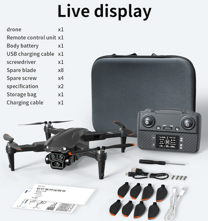 💥Hot Sale FLH S28 8k HD Aerial Photography Drone with Laser Sensor 1080p Camera