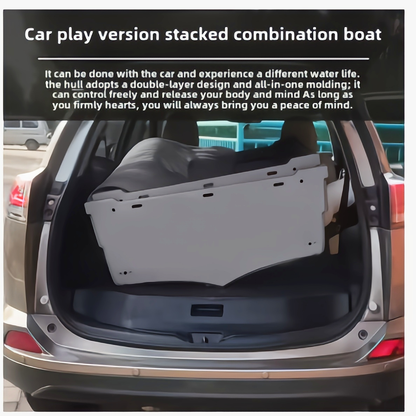 💝 Last Day For Clearance🚀Car Portable Stacking Boat Amusement High Density Fishing Boat Small Sightseeing